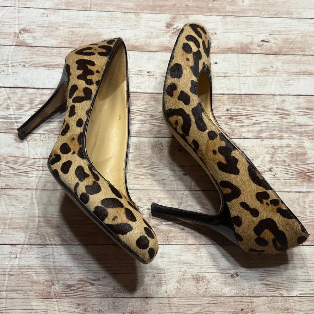 Kate Spade Leopard Print Heels Size 9B